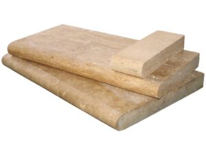 Tuscany Walnut natural stone pool coping product swatch